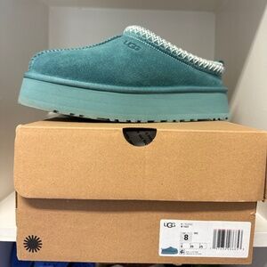 New condition (worn only 1 time) with box Ugg Teal Tazz shoes.